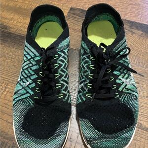 Nike Green and Black Sneakers